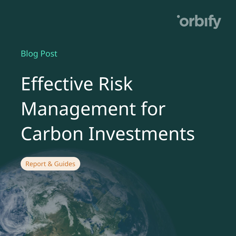 Effective Risk Management for Carbon Investments