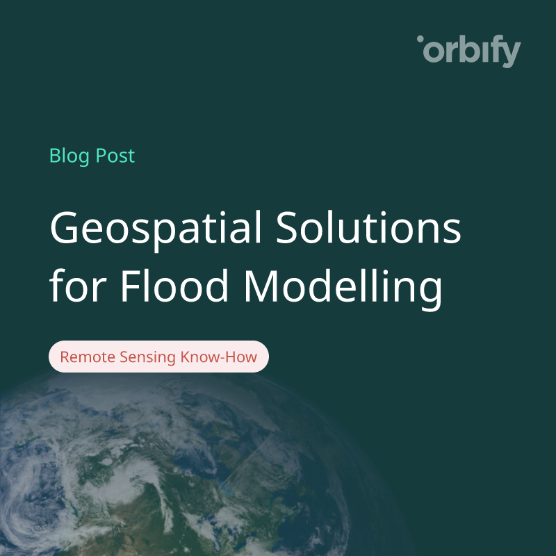 Geospatial Solutions for Flood Modelling